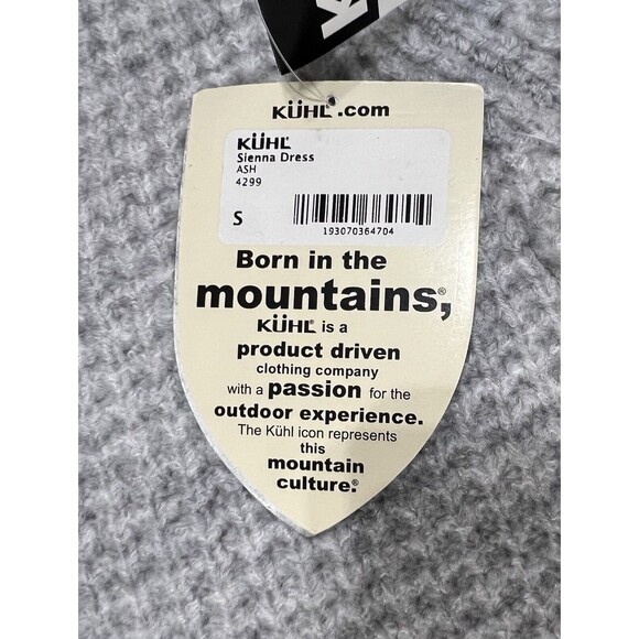 Kuhl Sienna Sweater Womens Small Knit Pullover Ribbed Cowl Neck Ash Gray - Picture 8 of 16